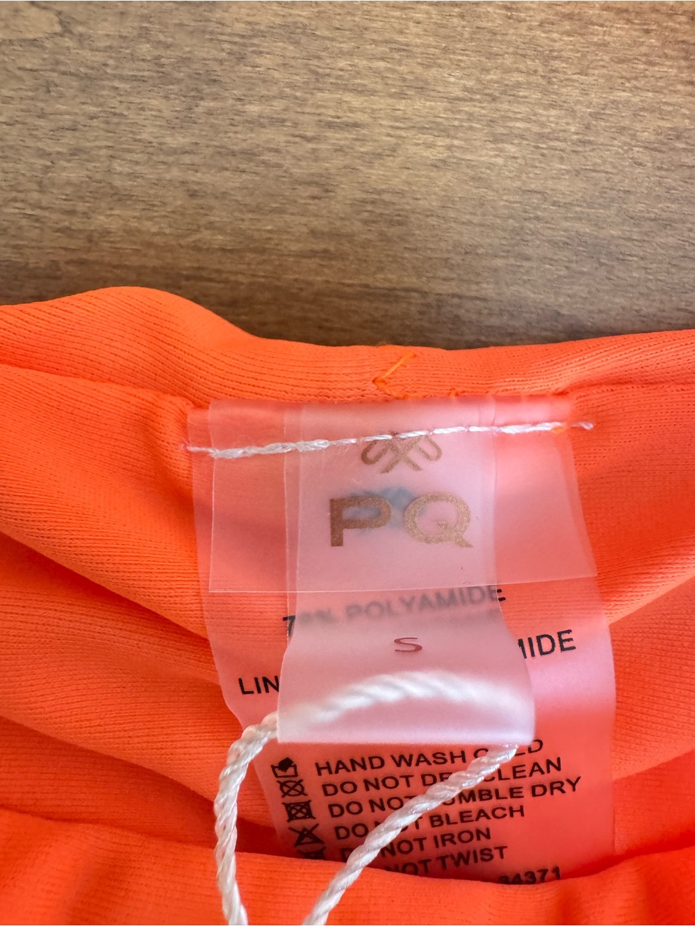 PQ Swim Coral Macramé Triangle Bikini Set - Picture 3 of 6